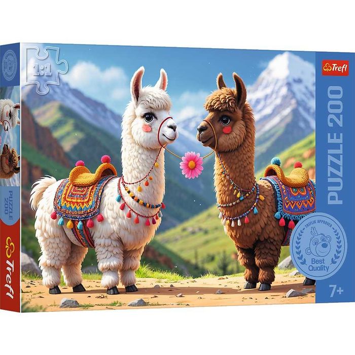 Trefl Puzzle 200 el. Kolorowe lamy 13356