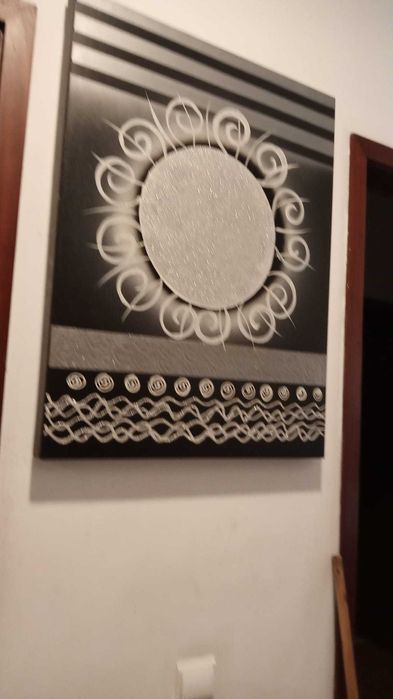 Aparador de entrada mais quadro