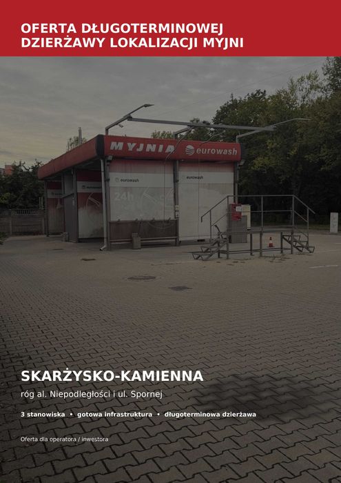 Myjnia bezdotykowa 3 stanowiskowa- wynajem długoterminowy - Widok 5