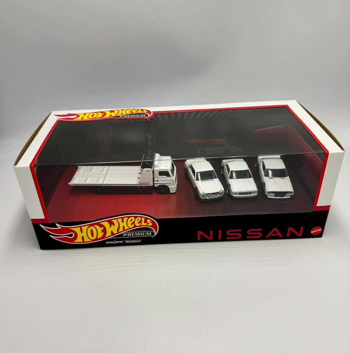 Hot Wheels set zestaw NISSAN 4 autka HKC16 NOWE GMH39-979P NOWY