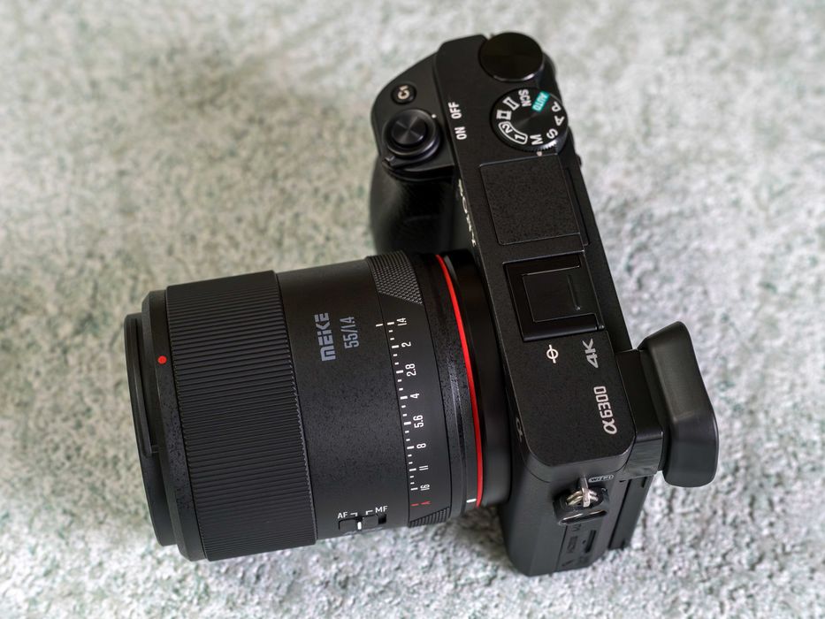 Meike 55mm f/1.4 (Sony E-mount) • AutoFocus • Eye AF • Новый