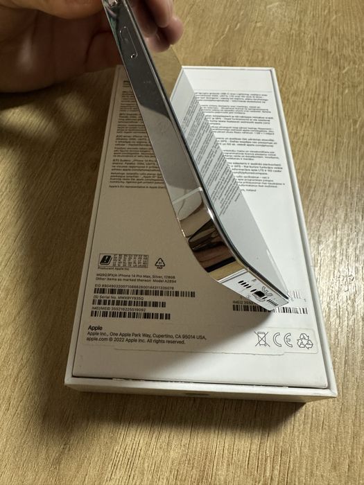 Iphone 14 pro max 128 silver jak nowy