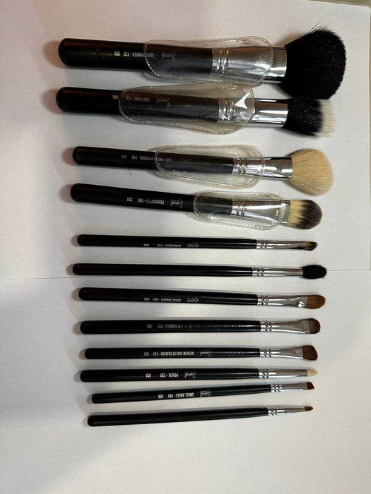 Пензлі  Кісточки  Кисті для макіяжу професійні  набір Sigma