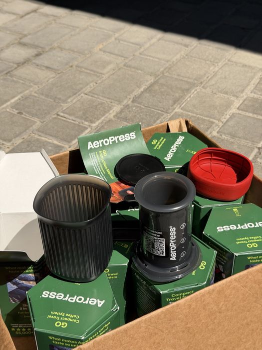 Оригінал AeroPress GO ручна кавомашинка кавоварка