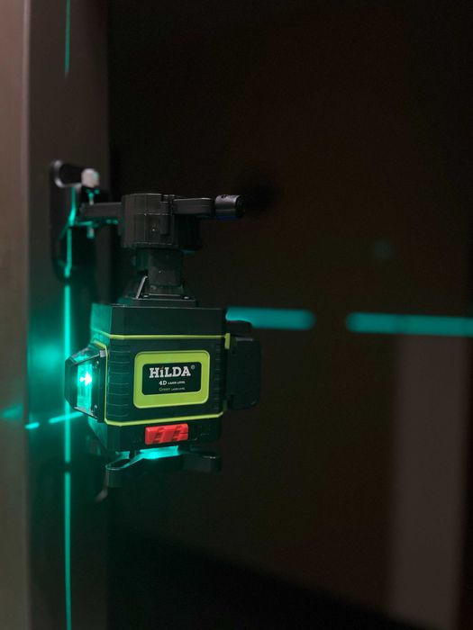 HILDA 4D З ДІСПЛЕЄМ! ОРИГІНАЛ! Hilda 4D с дисплеем лазерний рівень