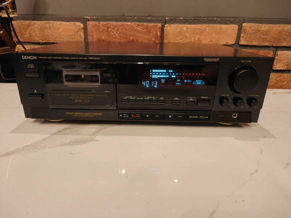 DENON DRM-800A ! Flagowy magnetofon kasetowy ! Unikat