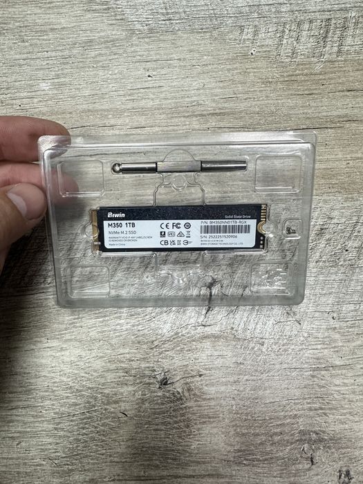 SSD/m.2/NVMe/ BIWIN M350 SSD NVMe M.2 PCIe 4, 1 Tb 6000 Mb/s