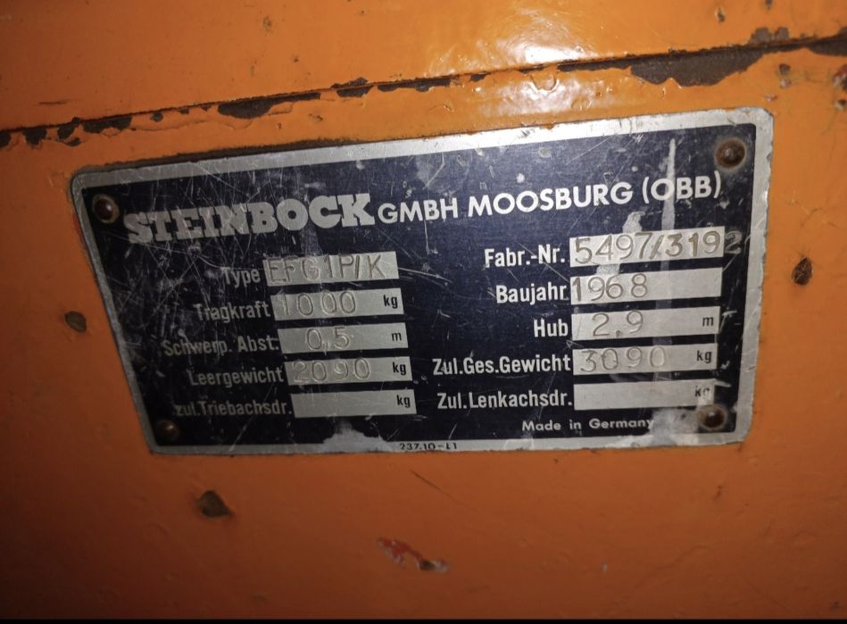 Wózek widłowy elektryczny