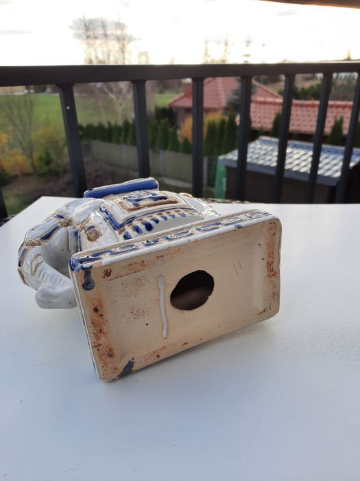 Ceramiczny słoń, figurka  vintage
