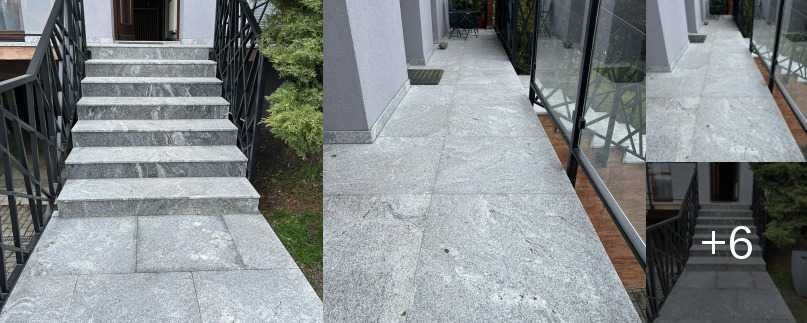 Płytki Granit Royal Juparana płomieniowany 60x60x2 cm