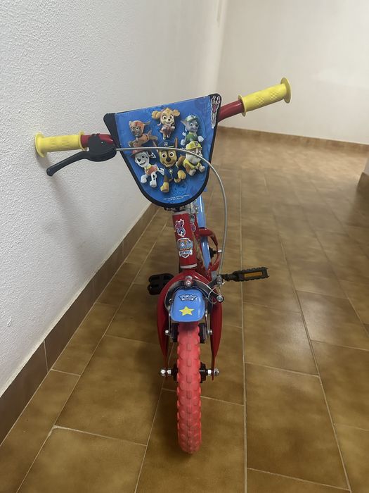 Bicicleta infantil patrulha pata