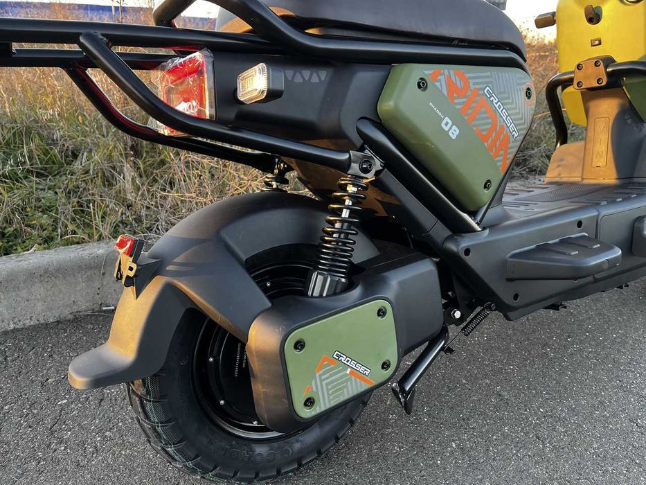 ЕЛЕКТРО СКУТЕР Crosser CR4 65 км/год 85 км+ 1200W Электро GR-AGM Green