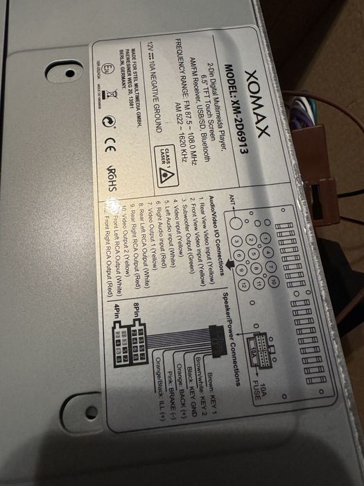 XOMAX XM-2D6913 2Din nowe.