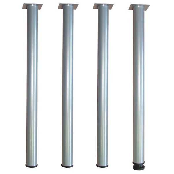 Secretaria branca IKEA 140x60 com pernas reguláveis como nova
