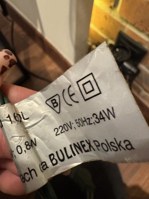 Girlanda ciepły odcień