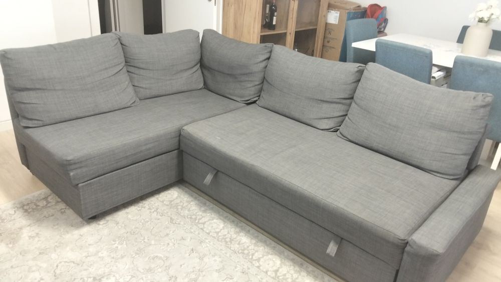 Sofá cama IKEA  cinza
