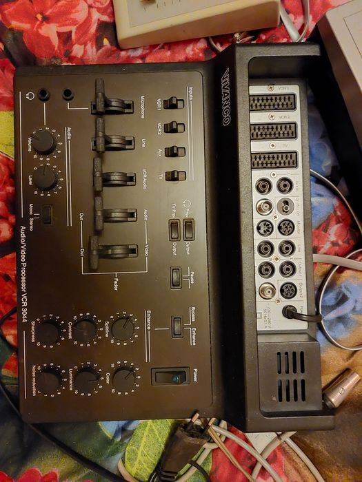 Studio telewizyjne analogowe. Kamera, mikser audio/video, panasonic.