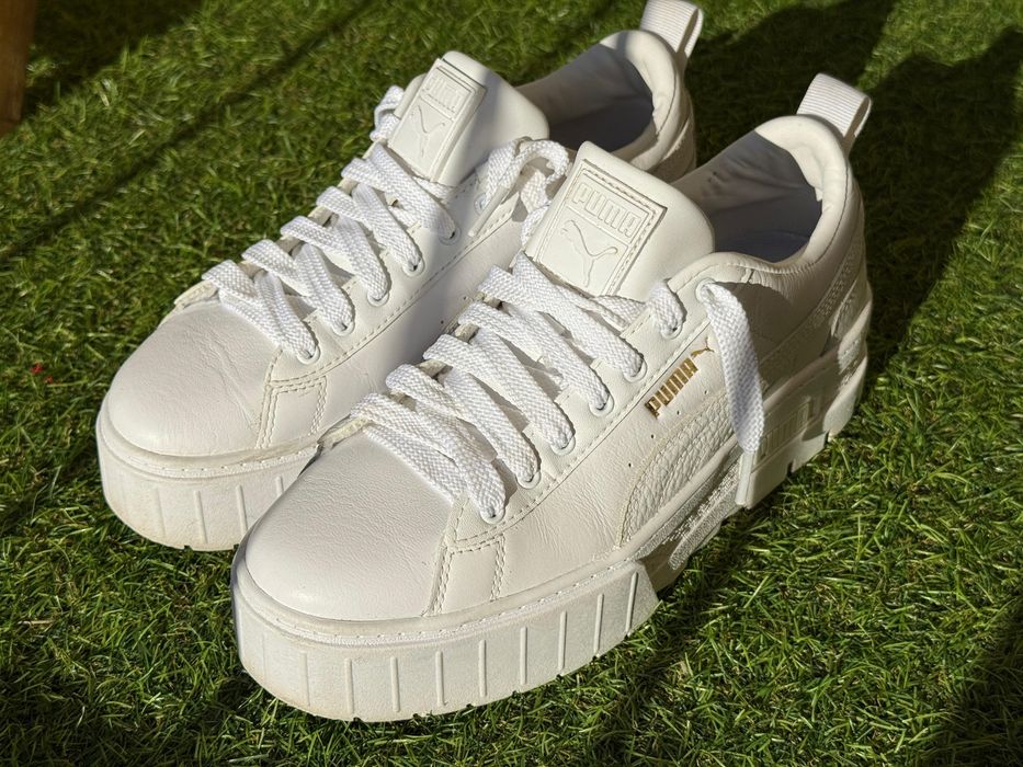 Puma Mayze Classic Wns – białe sneakersy, rozmiar 39
