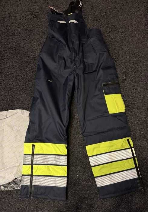 Зимові робочі штани напівкомбінезон XL нові утеплені
