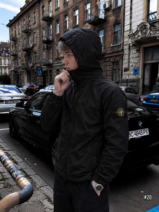 Куртка Stone Island Черная - Ветровка Стон Айленд Гортекс - XS S M L XL XXL