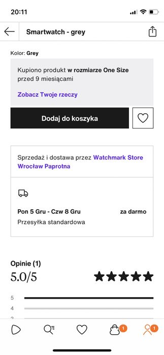 Smartwatch niebieski Watchmark