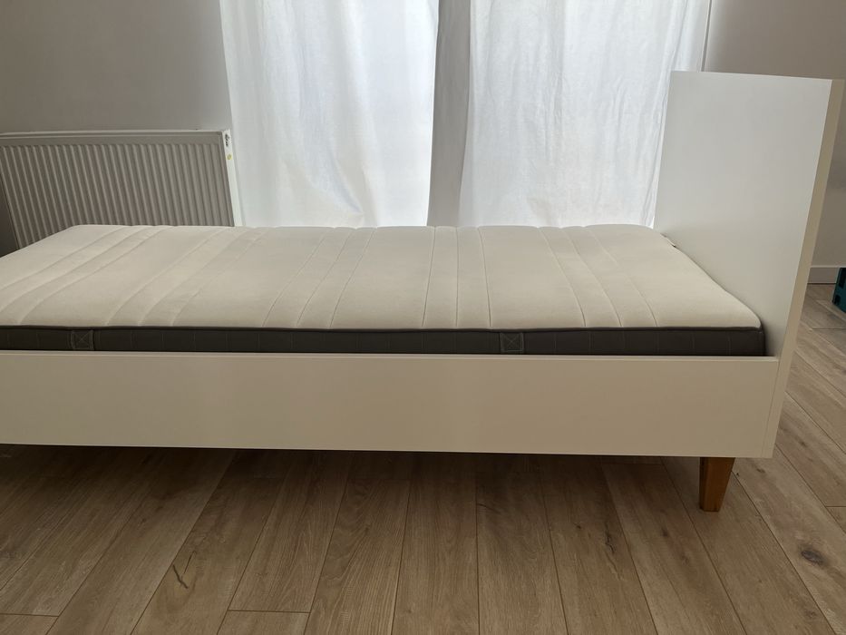 Łóżko VOX 90x200, materac z ikea
