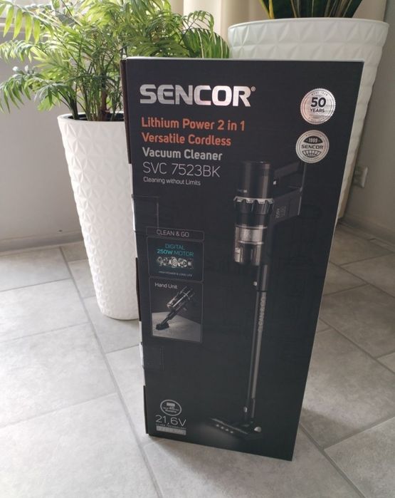 Odkurzacz pionowy Sencor SVC 7523BK czarny okazja na prezent