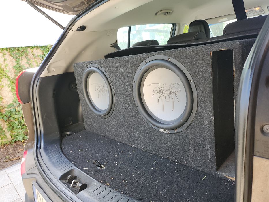 Subwoofer 1200W RMS 2xSoundstream RW12 skrzynia tuba  2x4ohm 600Wx2