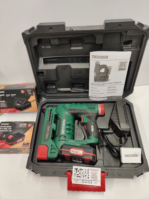 Електростеплер сГермани Parkside PAT 20/аккумуляторный/степлер/электро