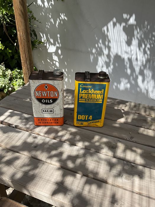 lata oleo vintage/automobilia