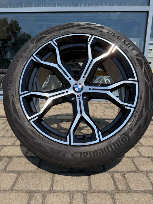 Nowe koła 21 cali BMW X7 G07 czarno srebrne połysk