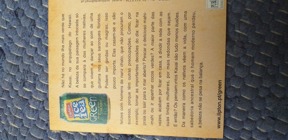 Postal - Lipton Ice Tea - portes incluidos.