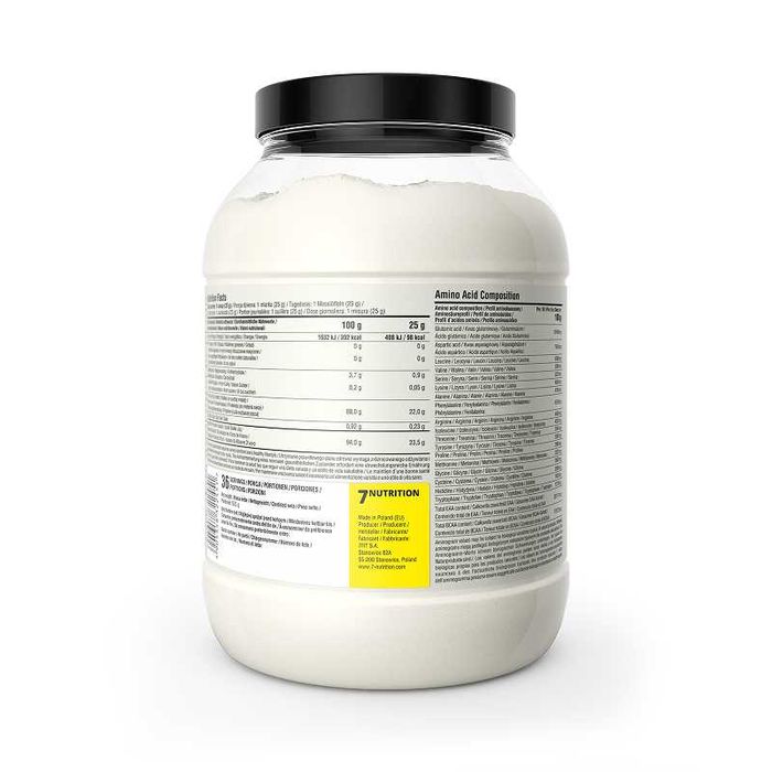 7Nutrition EGG Protein Isolate 900g Izolat Białka JAJ Bez Laktozy Krem Kataloński