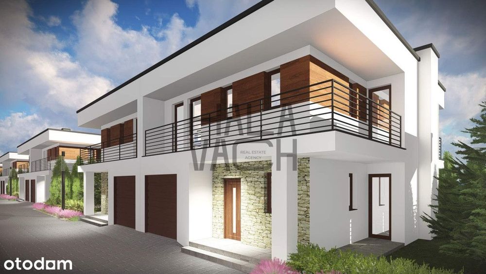 Nowoczesny, energooszczędny bliźniak 80 m²