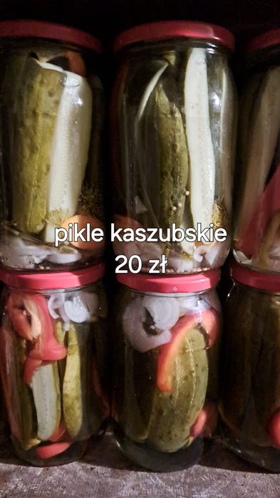 Ogórki kiszone słoik 0.9