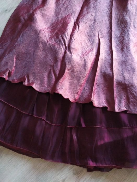 Sukienka bordowa 38 studniówka wesele