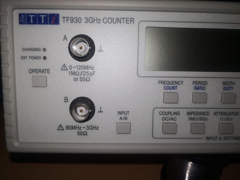 Frequencimetro TTI 3GHz64586227638401122