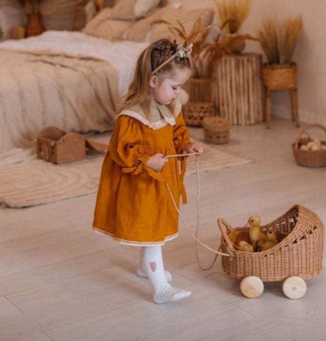 Плетений візок, коляска, ліжко для ляльки, колисочка, люлька,подарунок