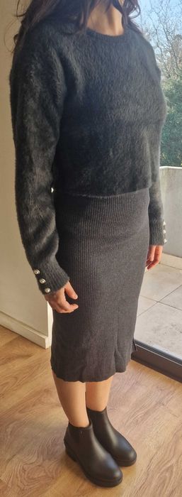 Conjunto Morgan de Toi - Vestido + Crop Top (tamanho S)