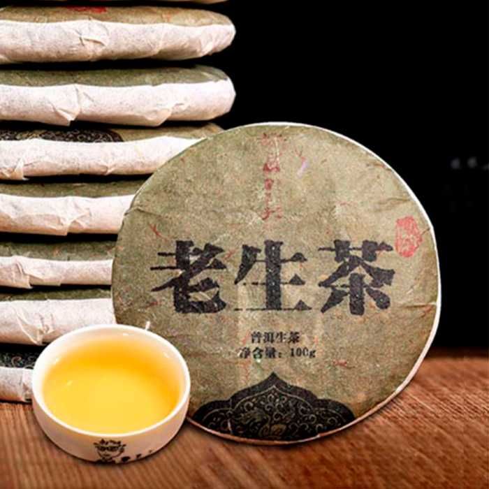 Шен пуер 2020р • Шу пуер 2015р • китайський чай 100г • від Ботанік