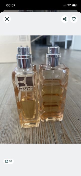 Zestaw damskich perfum 6 sztuk plus boss orenge