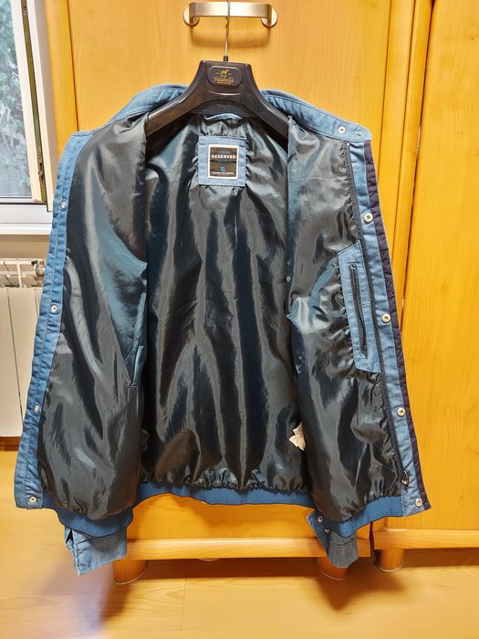 Reserved kurtka jeansowa roz.XL bomberka z kołnierzykiem jeansowa