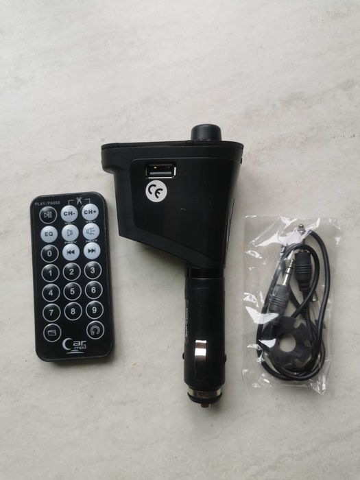 Transmiter samochodowy fm modulator car MP3 wma wireless, nowy