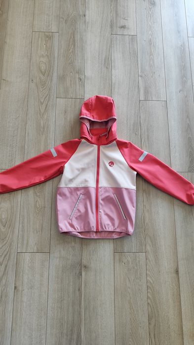 Kurtka Softshell wiosenna przejściowa dziewczęca H&M 134 cm