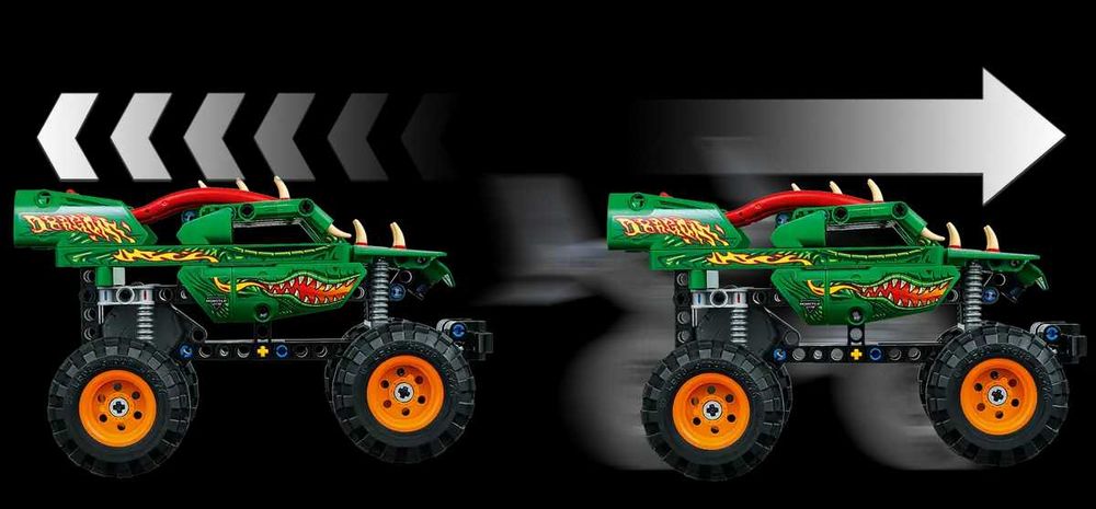 Авто конструктор LEGO Technic Monster Jam Dragon 42149
