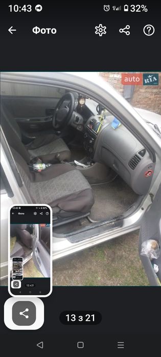 Хюндай акцент 2002р.1.6бензин