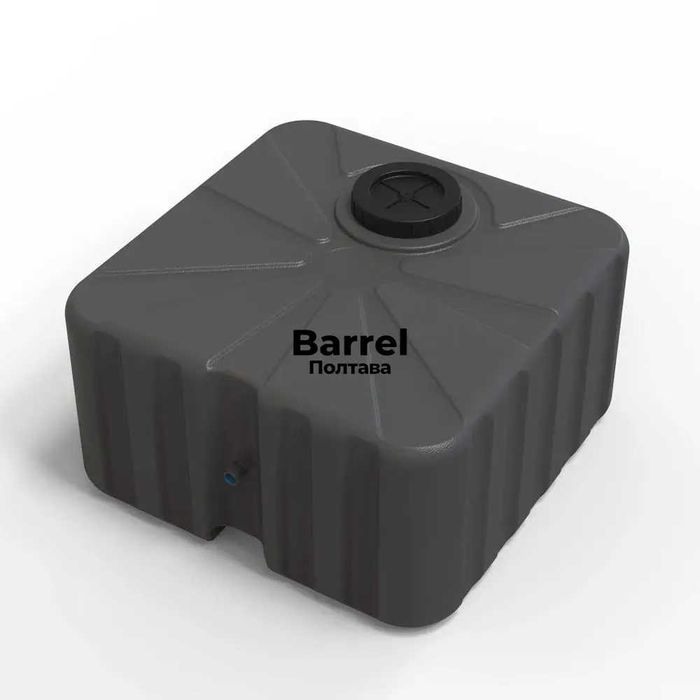 Бак для душу 100 літрів, пластиковий, двошаровий з лійкою.