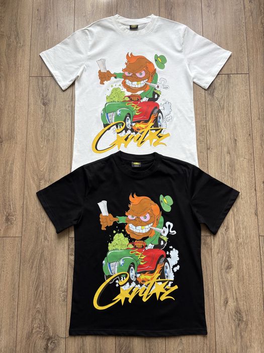 Corteiz White / Black Tee (Koszulka)