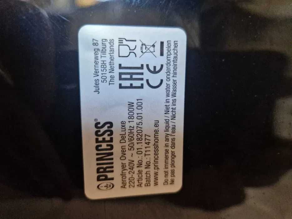 Princess Aerofryer Oven Deluxe Frytkownica