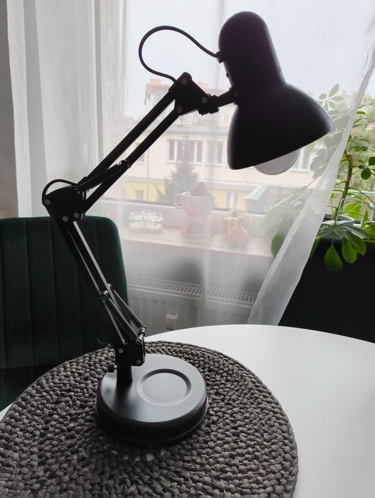 Lampa biurkowa czarny mat